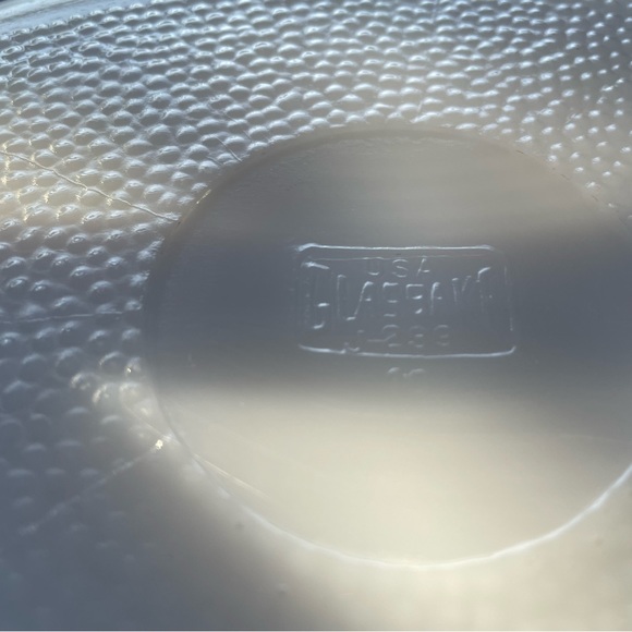 Vintage Glasbake J239 Oval Divided Casserole Serve - Picture 6 of 6